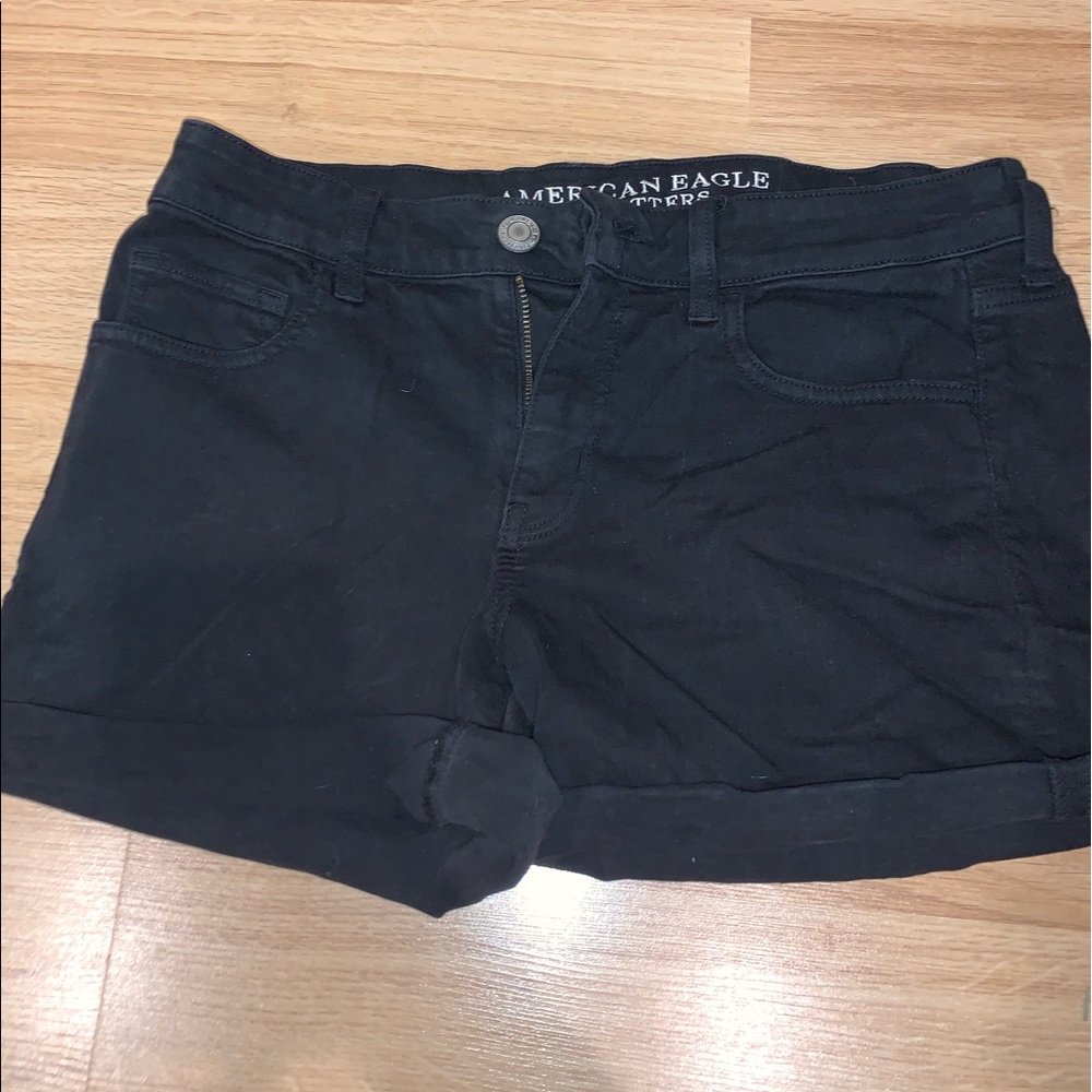 Black American Eagle Shorts